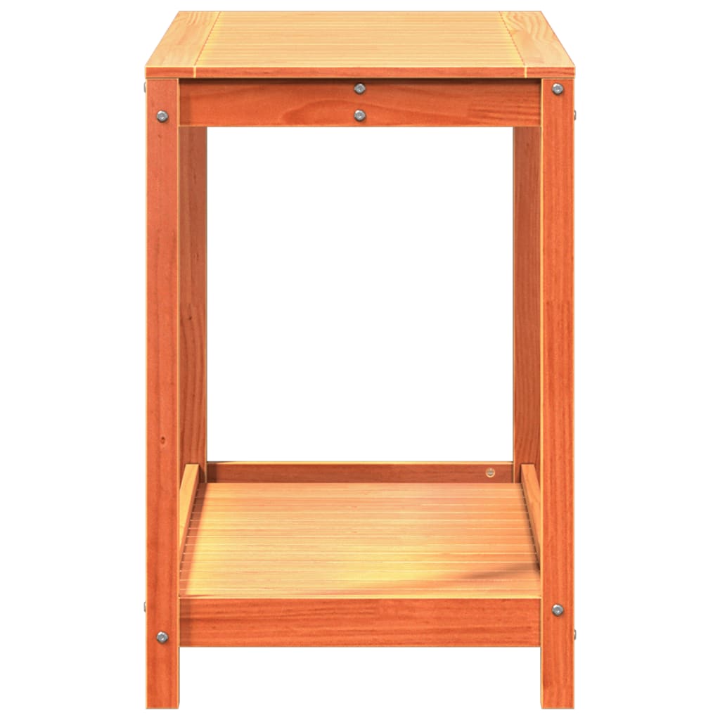 Sodinimo stalas su lentyna, vaško rudas, 108x50x75cm, pušis Sodinimo stalas su lentyna, vaško rudas, 108x50x75cm, pušis - Image 6