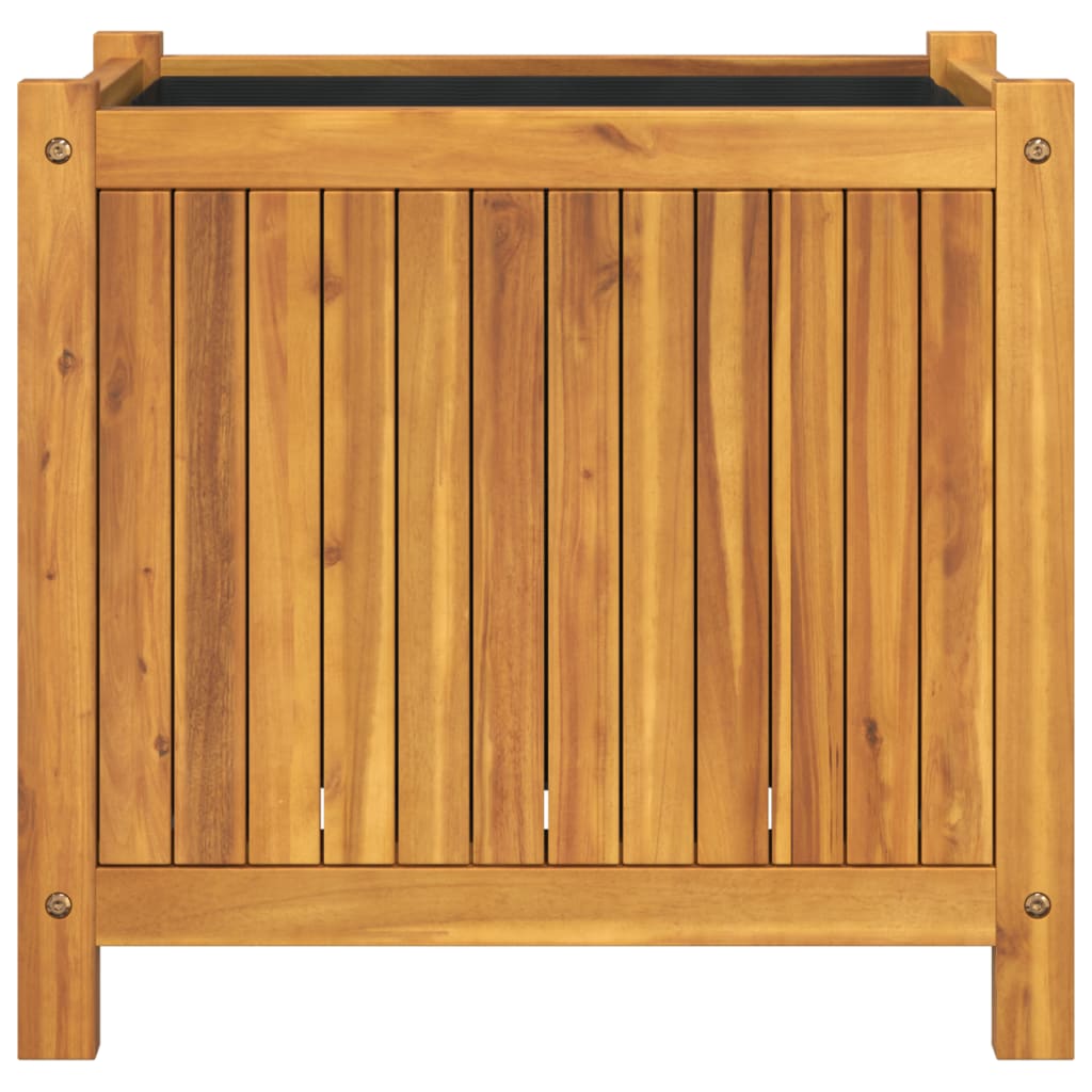 Sodo lovelis su įdėklu, 54x31x50cm, akacijos medienos masyvas Sodo lovelis su įdėklu, 54x31x50cm, akacijos medienos masyvas - Image 4