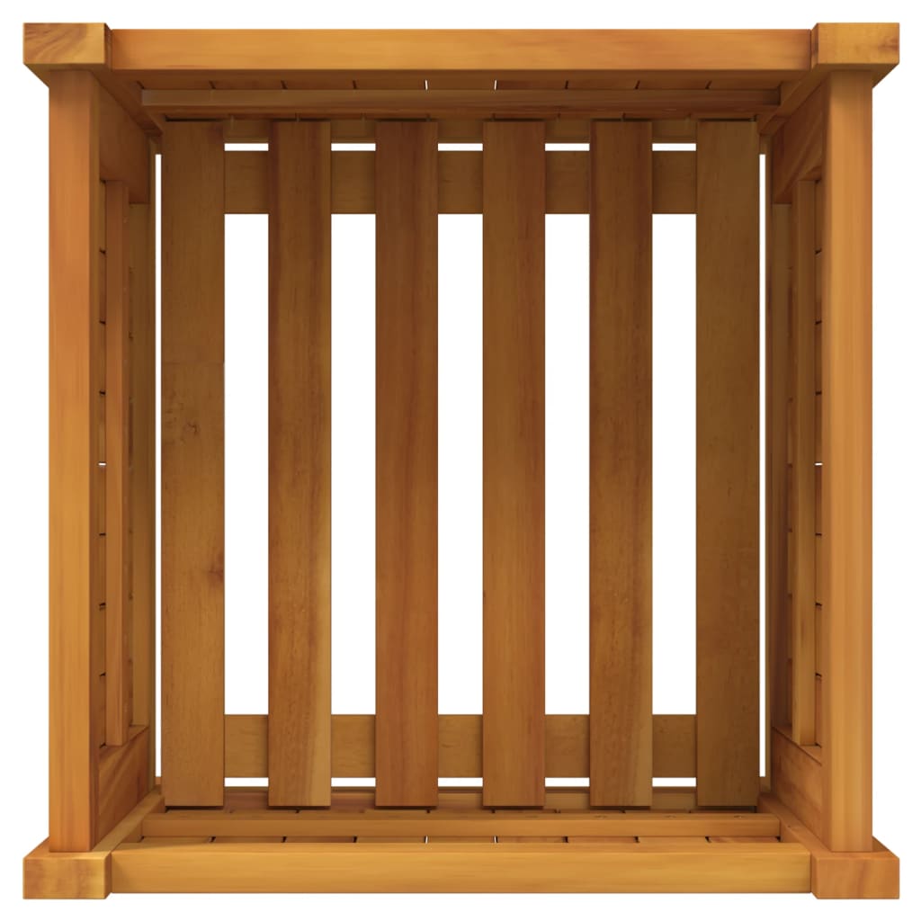 Sodo lovelis su įdėklu, 42x42x40cm, akacijos medienos masyvas Sodo lovelis su įdėklu, 42x42x40cm, akacijos medienos masyvas - Image 8