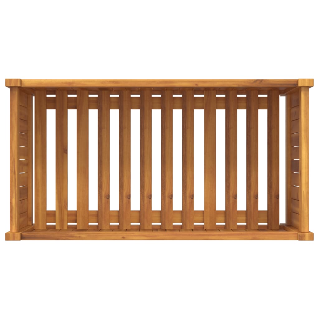 Sodo lovelis su įdėklu, 80x42x40cm, akacijos medienos masyvas Sodo lovelis su įdėklu, 80x42x40cm, akacijos medienos masyvas - Image 8
