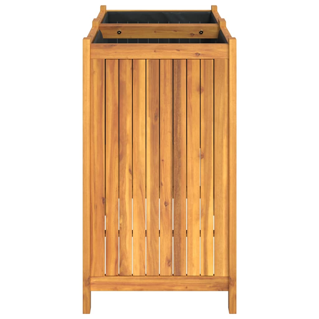 Sodo lovelis su įdėklu, 84x42x75cm, akacijos medienos masyvas Sodo lovelis su įdėklu, 84x42x75cm, akacijos medienos masyvas - Image 6