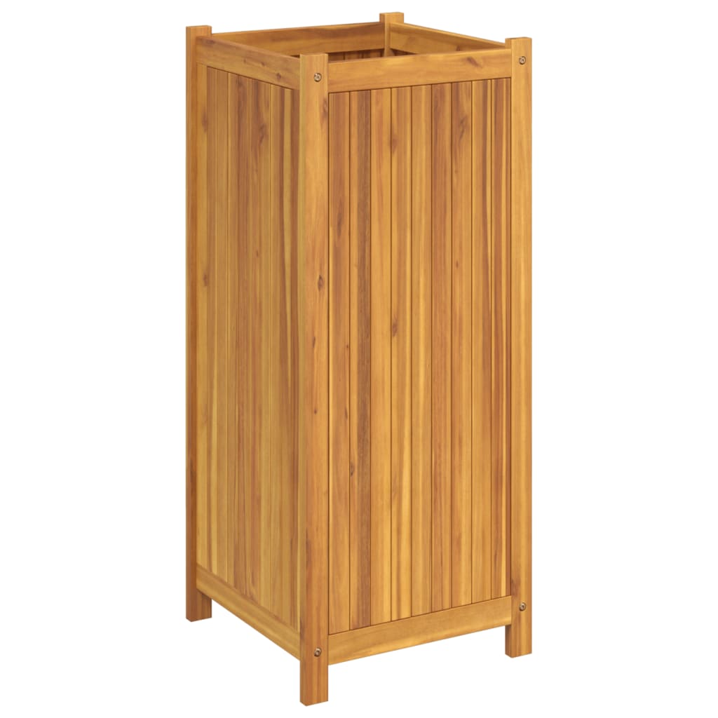 Sodo lovelis su įdėklu, 42x42x100cm, akacijos medienos masyvas Sodo lovelis su įdėklu, 42x42x100cm, akacijos medienos masyvas - Image 5