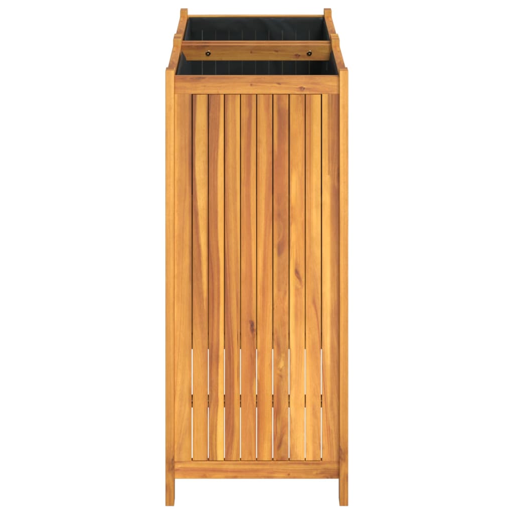 Sodo lovelis su įdėklu, 84x42x100cm, akacijos medienos masyvas Sodo lovelis su įdėklu, 84x42x100cm, akacijos medienos masyvas - Image 6