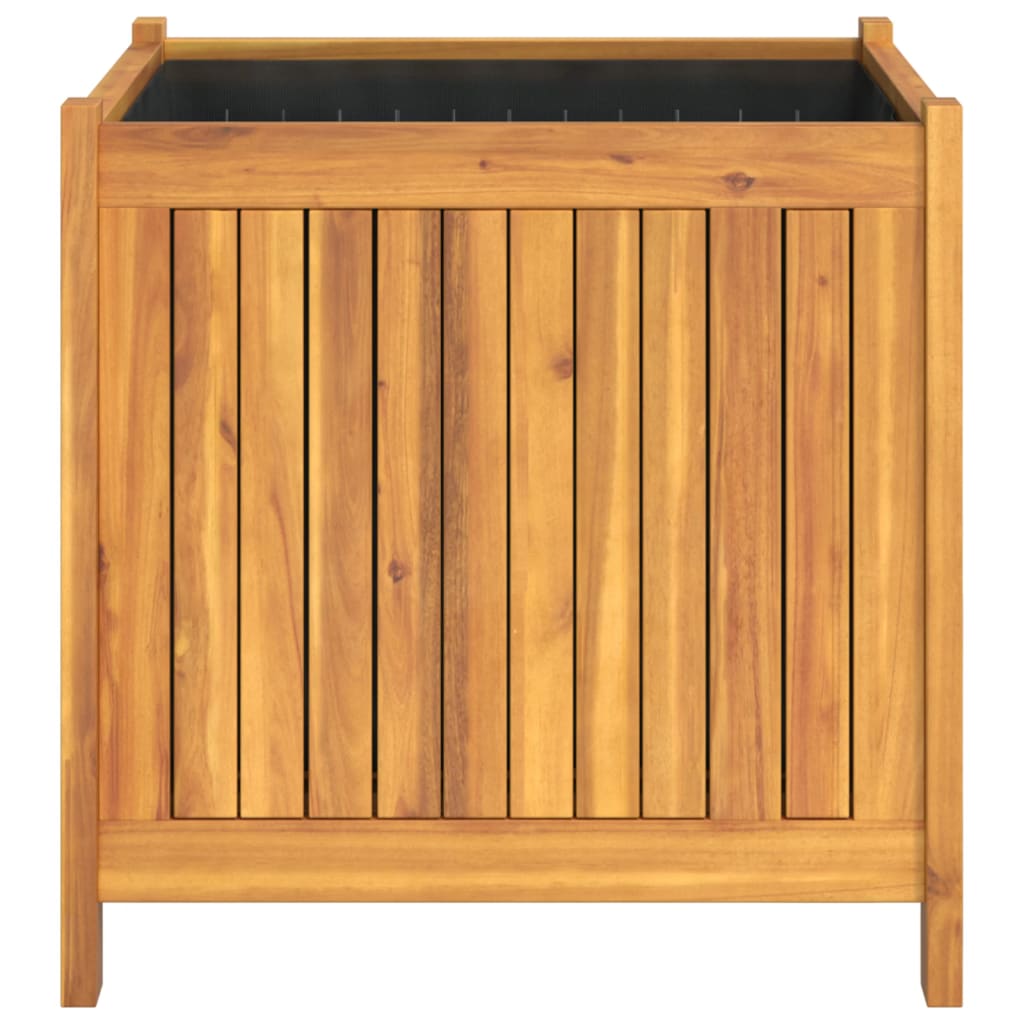 Sodo lovelis su įdėklu, 50x50x50cm, akacijos medienos masyvas Sodo lovelis su įdėklu, 50x50x50cm, akacijos medienos masyvas - Image 6