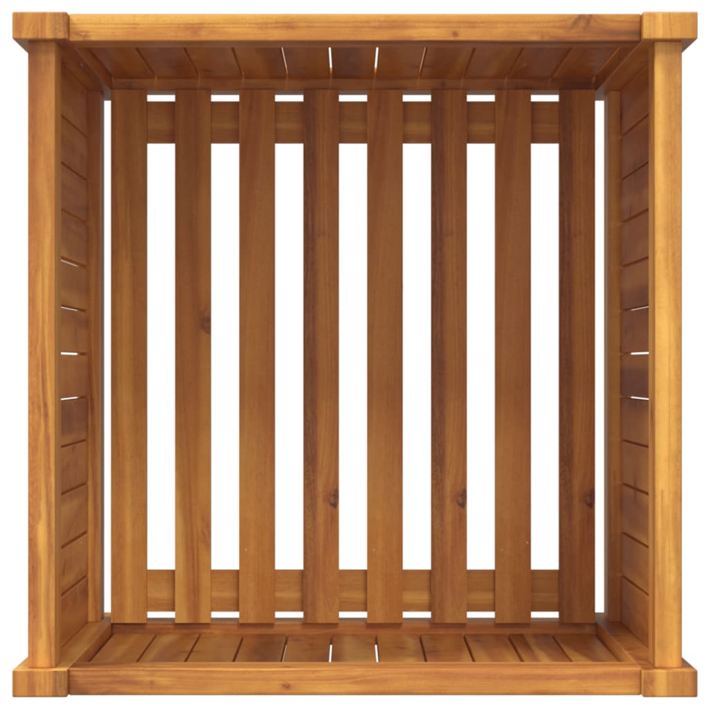 Sodo lovelis su įdėklu, 50x50x50cm, akacijos medienos masyvas Sodo lovelis su įdėklu, 50x50x50cm, akacijos medienos masyvas - Image 8