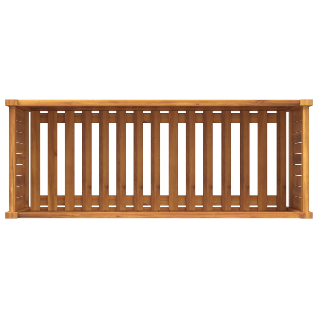 Sodo lovelis su įdėklu, 99,5x38x50cm, akacijos medienos masyvas Sodo lovelis su įdėklu, 99,5x38x50cm, akacijos medienos masyvas - Image 8