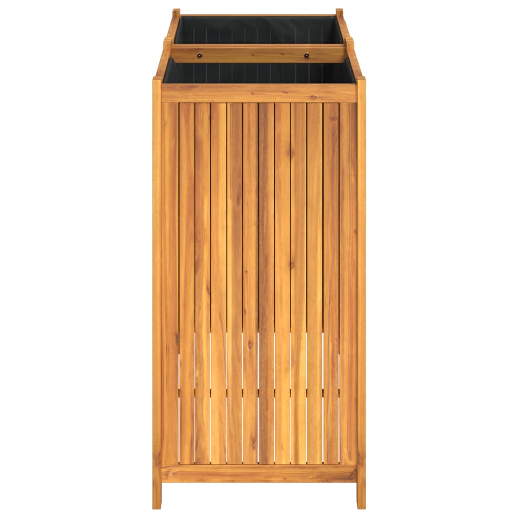 Sodo lovelis su įdėklu, 100x50x100cm, akacijos medienos masyvas Sodo lovelis su įdėklu, 100x50x100cm, akacijos medienos masyvas - Image 6
