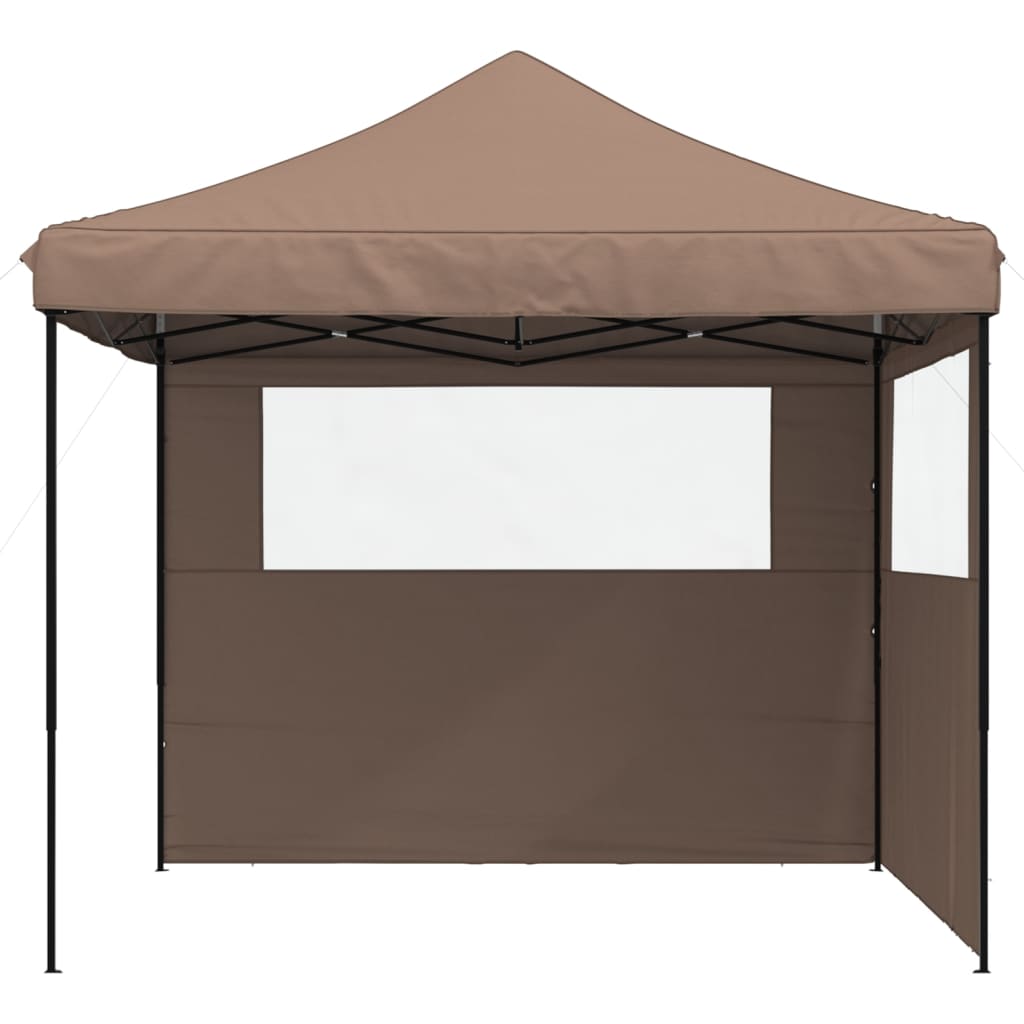 Išskleidžiama proginė palapinė su 2 šoninėmis sienomis, ruda Išskleidžiama proginė palapinė su 2 šoninėmis sienomis, ruda - Image 4