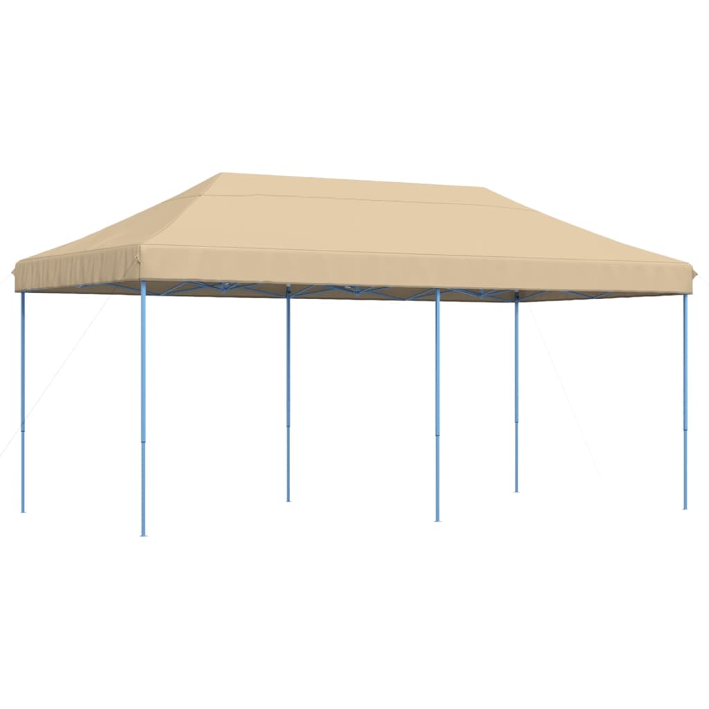 Išskleidžiama proginė palapinė, smėlio spalvos, 580x292x315cm Išskleidžiama proginė palapinė, smėlio spalvos, 580x292x315cm - Image 3