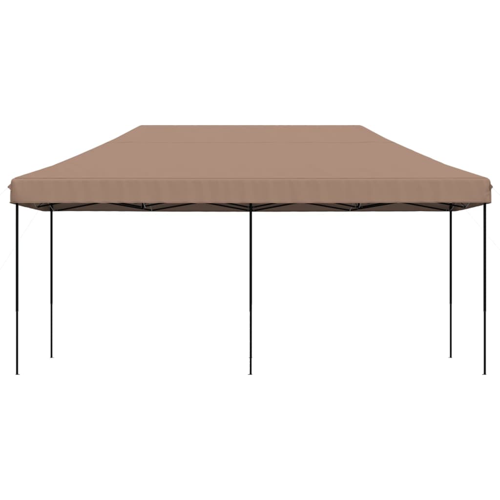 Išskleidžiama proginė palapinė, rudos spalvos, 580x292x315cm Išskleidžiama proginė palapinė, rudos spalvos, 580x292x315cm - Image 4