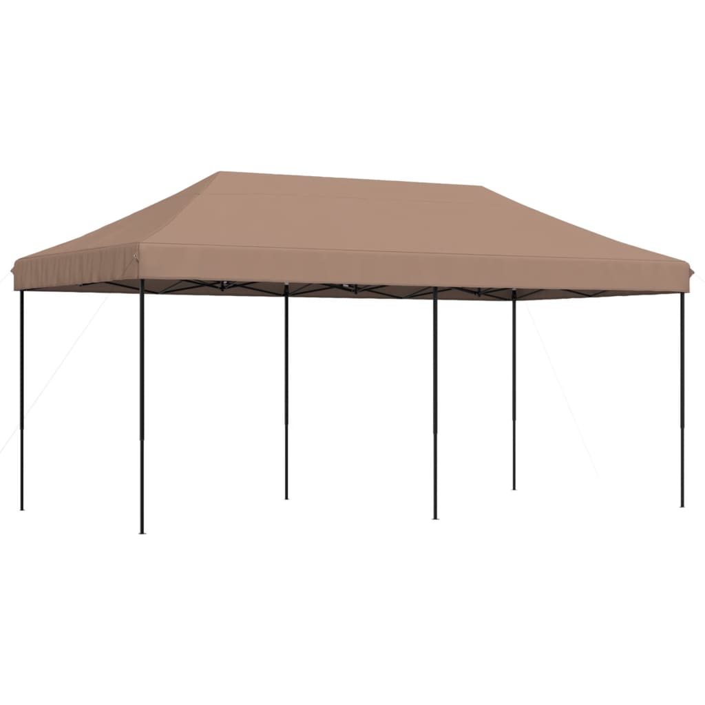 Išskleidžiama proginė palapinė, rudos spalvos, 580x292x315cm Išskleidžiama proginė palapinė, rudos spalvos, 580x292x315cm - Image 5