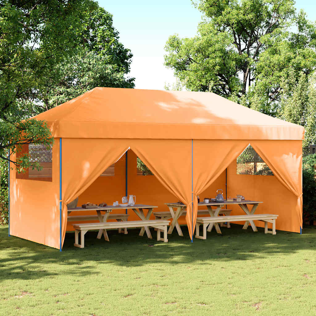 Išskleidžiama proginė palapinė su 4 sienomis, oranžinė Išskleidžiama proginė palapinė su 4 sienomis, oranžinė - Image 2