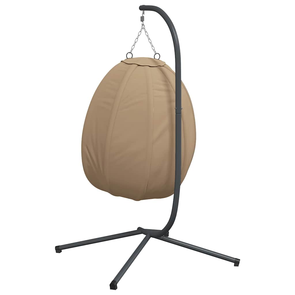 Kabantis kiaušinio formos krėslas, taupe, audinys/plienas Kabantis kiaušinio formos krėslas, taupe, audinys/plienas - Image 6