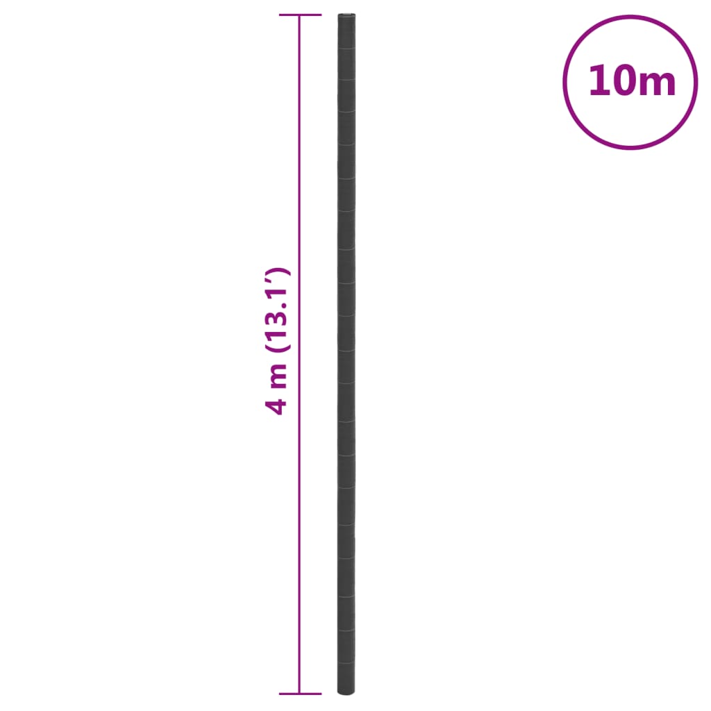 Membrana nuo piktžolių, juodos spalvos, 4x10m, PP Membrana nuo piktžolių, juodos spalvos, 4x10m, PP