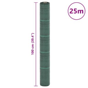 Membrana nuo piktžolių, žalios spalvos, 1x25m, PP