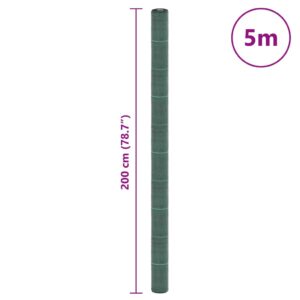Piktžolių membrana, žalia, 2x5 m, PP
