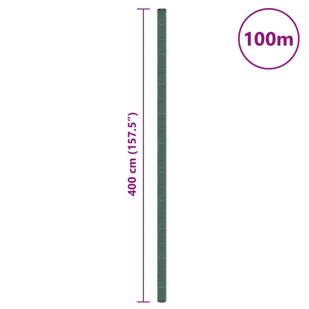 Membrana nuo piktžolių, žalios spalvos, 4x100m, PP Membrana nuo piktžolių, žalios spalvos, 4x100m, PP