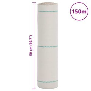 Membrana nuo piktžolių, baltos spalvos, 0,5x150m, PP