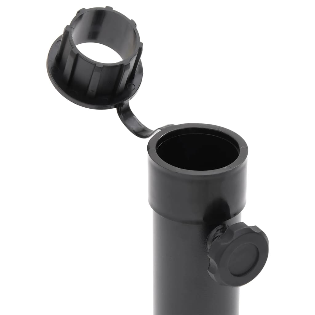 Skėčio nuo saulės pagrindas 38/48mm stulpams, juodas, plienas Skėčio nuo saulės pagrindas 38/48mm stulpams, juodas, plienas - Image 5
