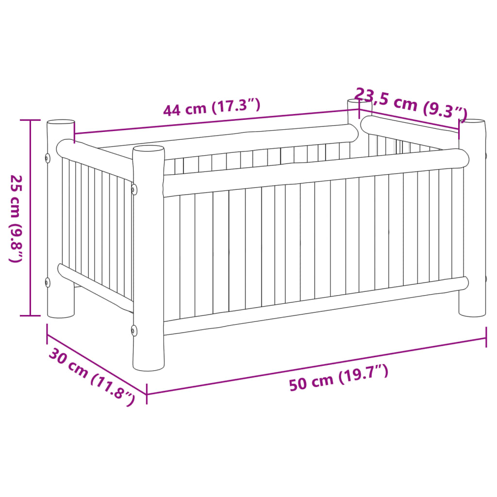 Lovelis, 50x30x25cm, bambukas Lovelis, 50x30x25cm, bambukas