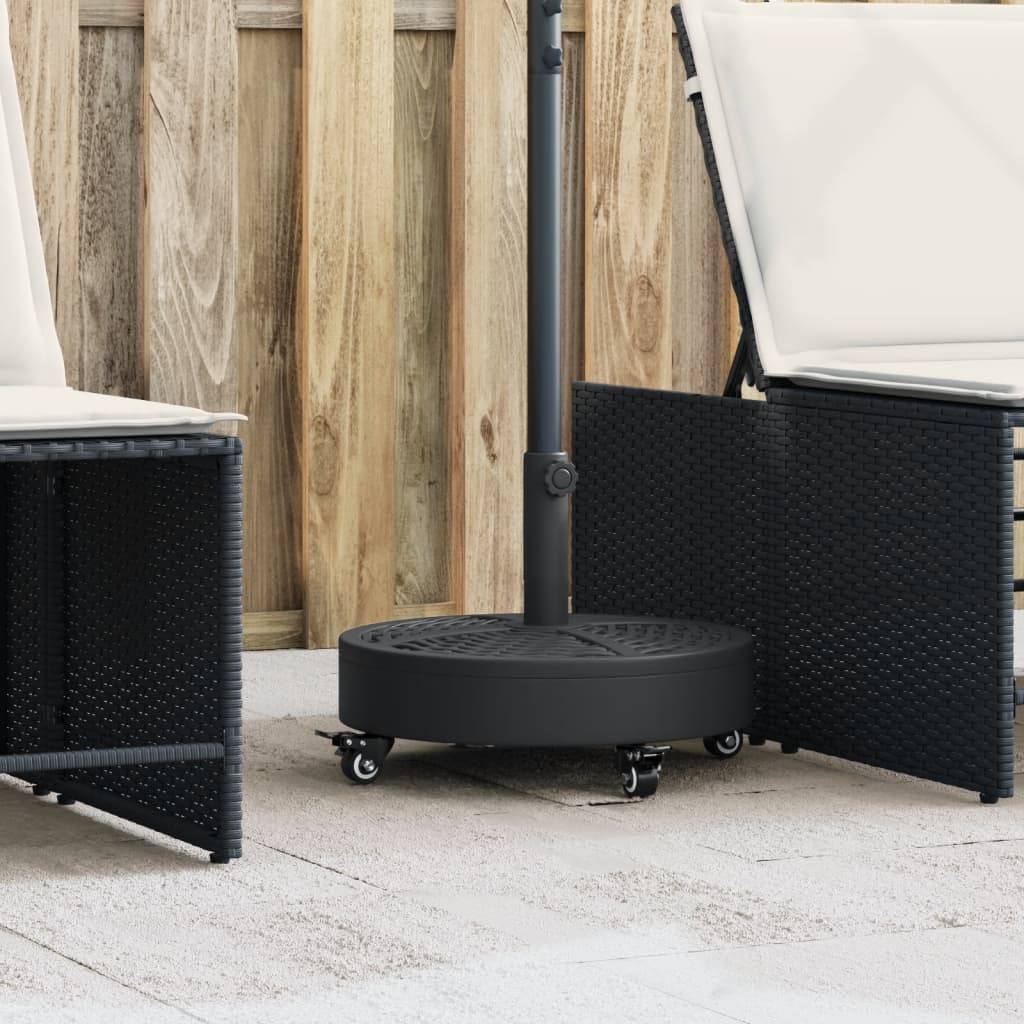 Skėčio nuo saulės pagrindas su ratukais 38/48mm stulpams, 27kg Skėčio nuo saulės pagrindas su ratukais 38/48mm stulpams, 27kg - Image 2