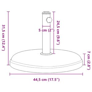 Skėčio nuo saulės pagrindas 32/35/38mm skersmens stulpams, 15kg