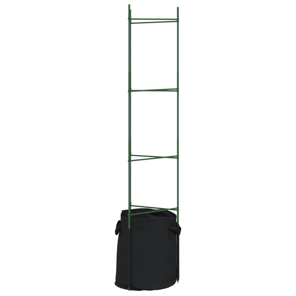 Pomidorų narvas su augalų maišeliu, 2vnt., 154cm, plienas ir PP Pomidorų narvas su augalų maišeliu, 2vnt., 154cm, plienas ir PP - Image 4