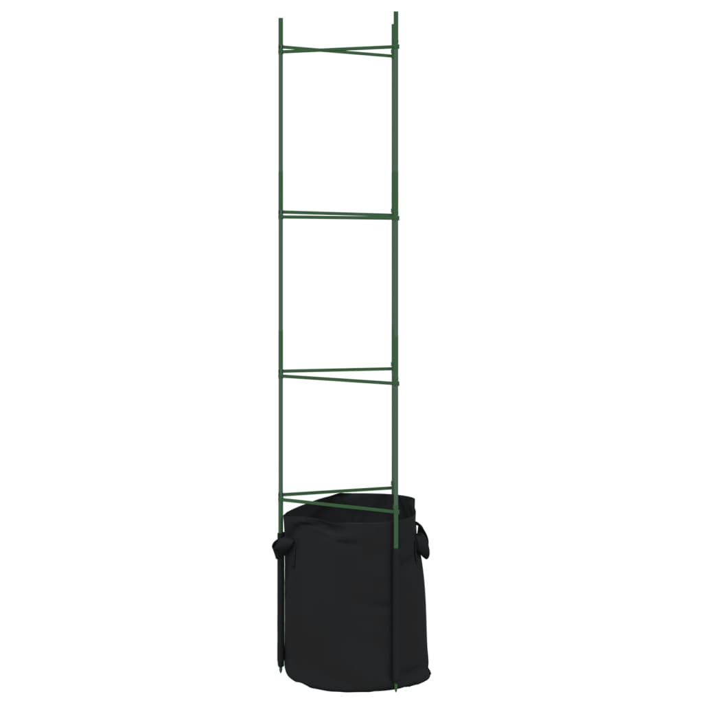 Pomidorų narvas su augalų maišeliu, 2vnt., 154cm, plienas ir PP Pomidorų narvas su augalų maišeliu, 2vnt., 154cm, plienas ir PP - Image 7