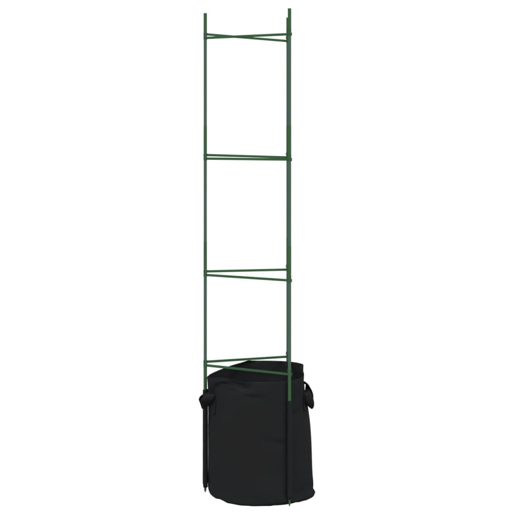 Pomidorų narvai su augalų maišeliais, 4vnt., 154cm, plienas/PP Pomidorų narvai su augalų maišeliais, 4vnt., 154cm, plienas/PP - Image 7