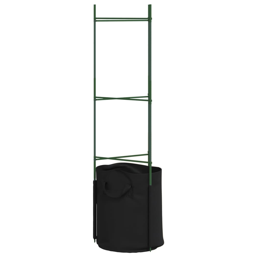 Pomidorų narvai su augalų maišeliais, 6vnt., 116cm, plienas/PP Pomidorų narvai su augalų maišeliais, 6vnt., 116cm, plienas/PP - Image 6