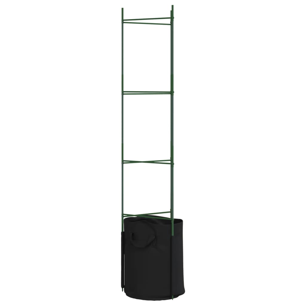 Pomidorų narvai su augalų maišeliais, 8vnt., 154cm, plienas/PP Pomidorų narvai su augalų maišeliais, 8vnt., 154cm, plienas/PP - Image 6