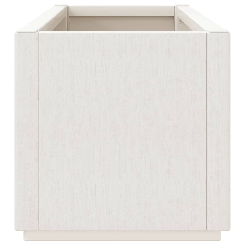 Sodo lovelis, baltos spalvos, 80x36x35cm, PP Sodo lovelis, baltos spalvos, 80x36x35cm, PP - Image 7