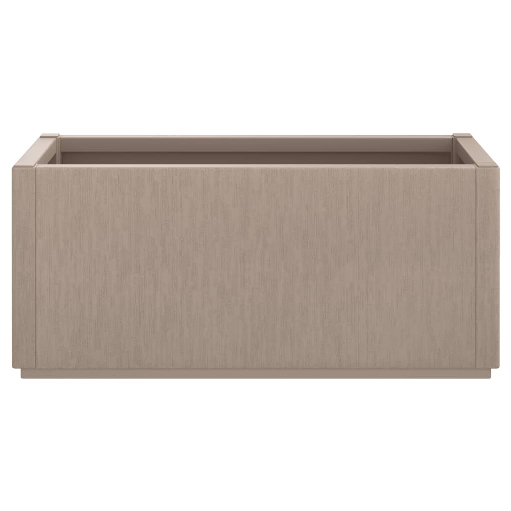 Sodo lovelis, šviesiai pilkos spalvos, 80x36x35cm, PP Sodo lovelis, šviesiai pilkos spalvos, 80x36x35cm, PP - Image 5