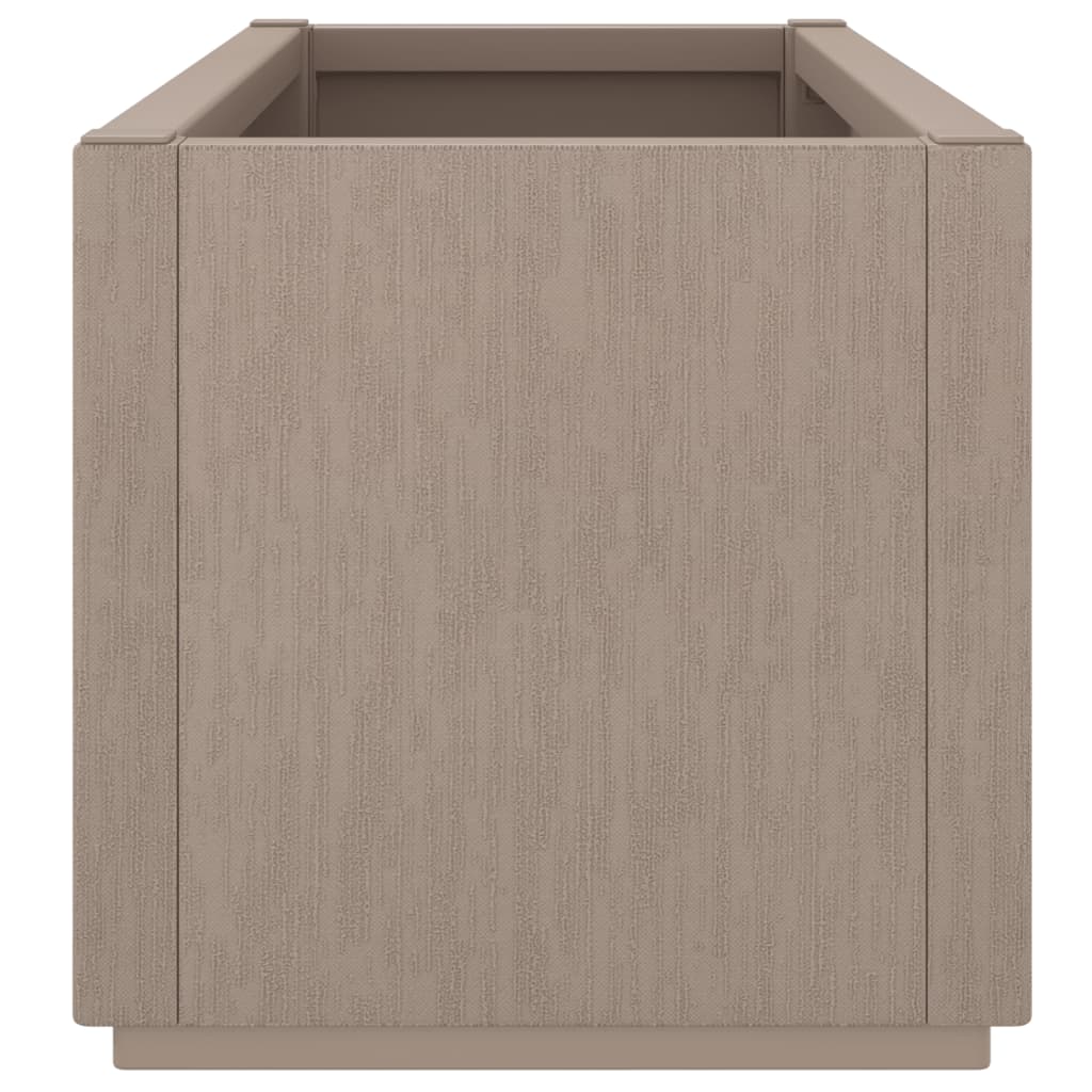 Sodo lovelis, šviesiai pilkos spalvos, 80x36x35cm, PP Sodo lovelis, šviesiai pilkos spalvos, 80x36x35cm, PP - Image 7
