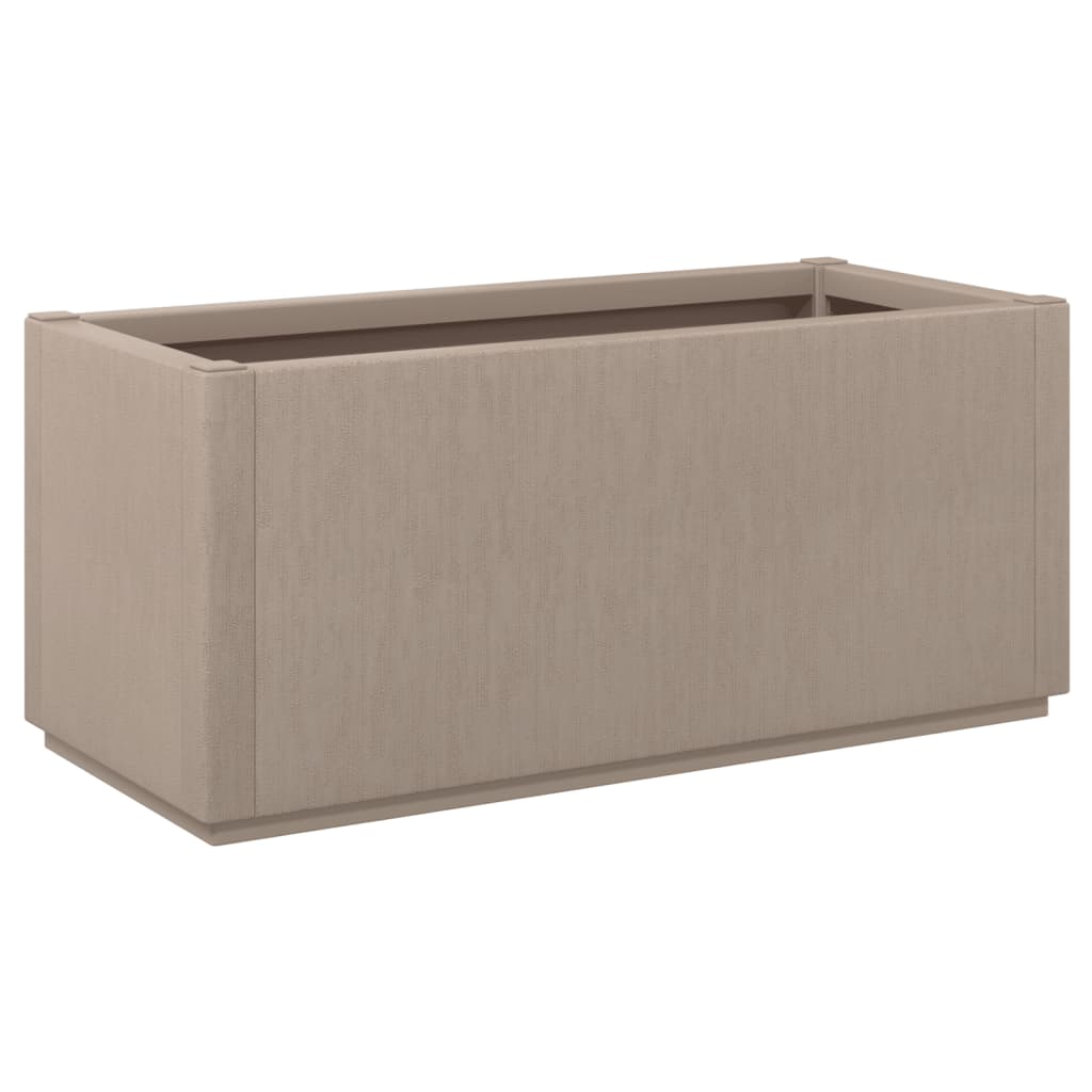 Sodo lovelis, šviesiai pilkos spalvos, 80x36x35cm, PP Sodo lovelis, šviesiai pilkos spalvos, 80x36x35cm, PP - Image 6