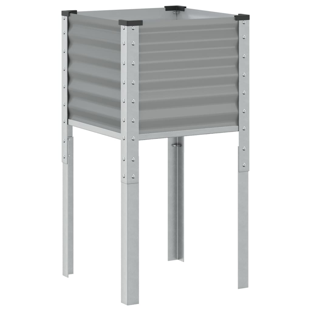 Sodo lovelis, pilkos spalvos, 45x45x88cm, plienas Sodo lovelis, pilkos spalvos, 45x45x88cm, plienas - Image 6