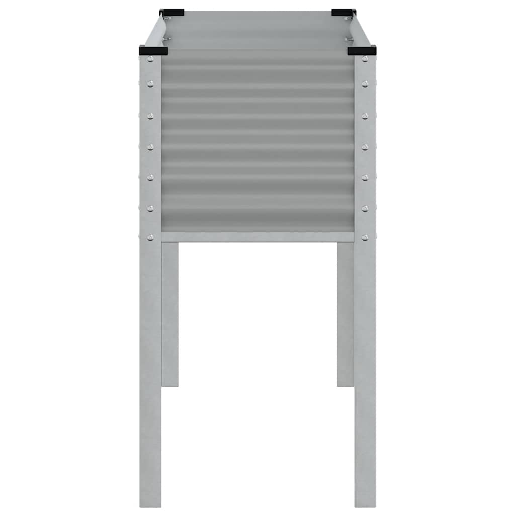 Sodo lovelis, pilkos spalvos, 100x45x90 cm, plienas Sodo lovelis, pilkos spalvos, 100x45x90 cm, plienas - Image 7