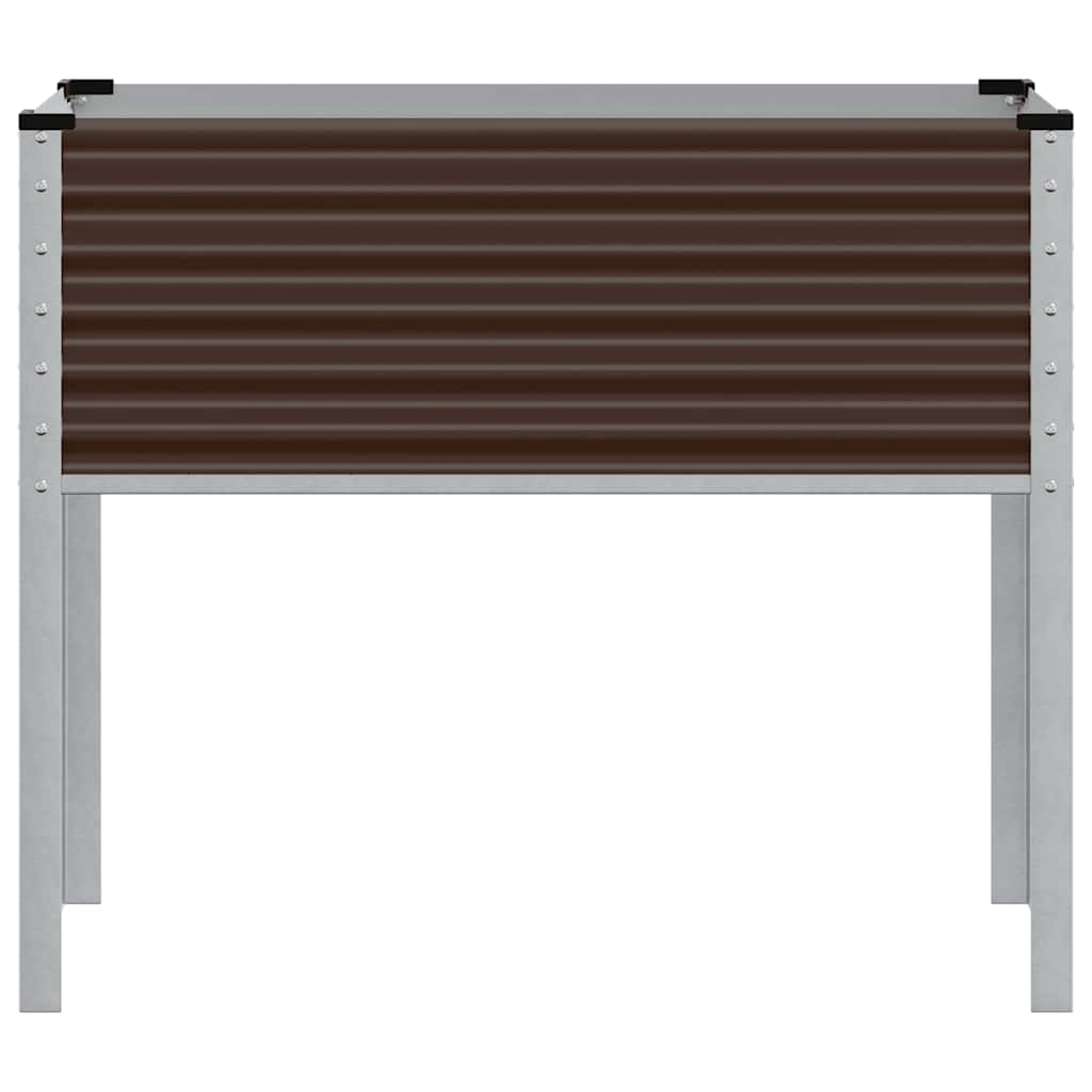 Sodo vazonas, rudas, 100x45x90cm, plienas Sodo vazonas, rudas, 100x45x90cm, plienas - Image 5