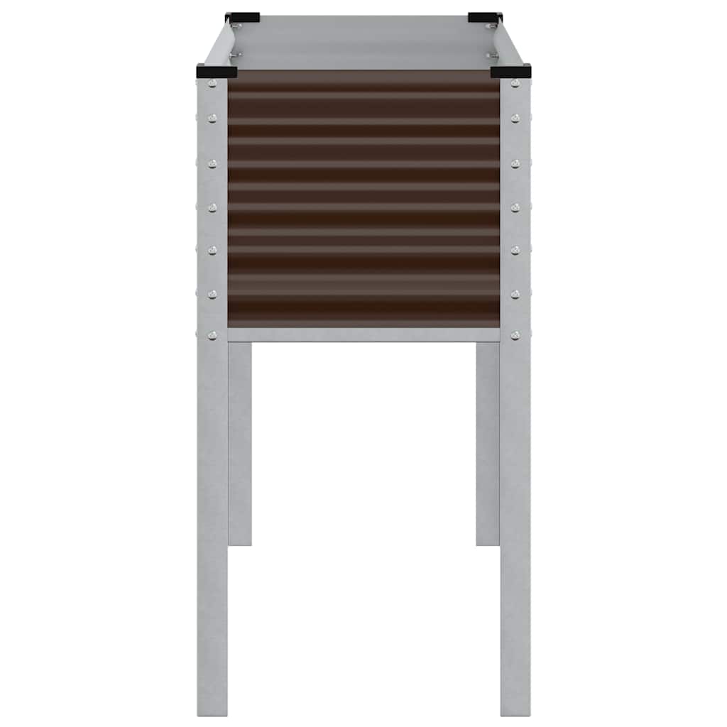 Sodo vazonas, rudas, 100x45x90cm, plienas Sodo vazonas, rudas, 100x45x90cm, plienas - Image 7