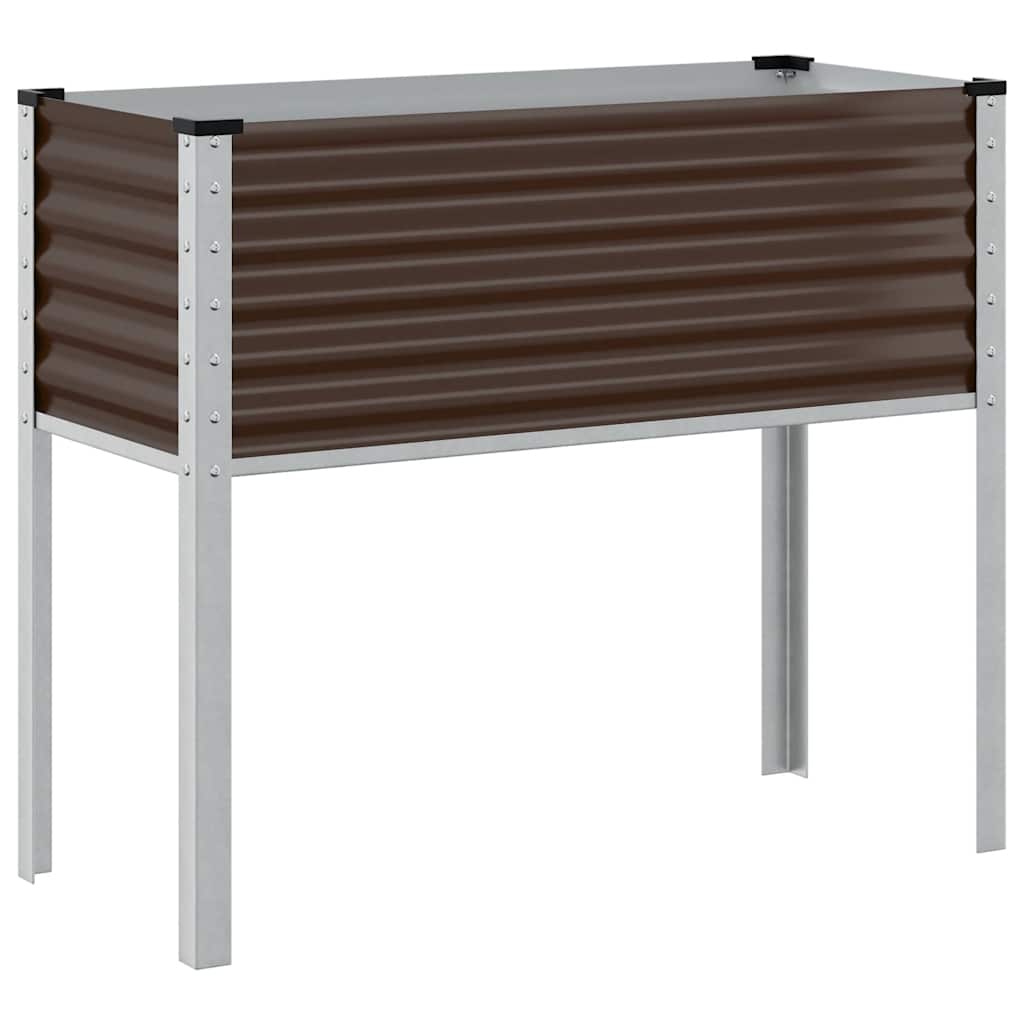 Sodo vazonas, rudas, 100x45x90cm, plienas Sodo vazonas, rudas, 100x45x90cm, plienas - Image 6