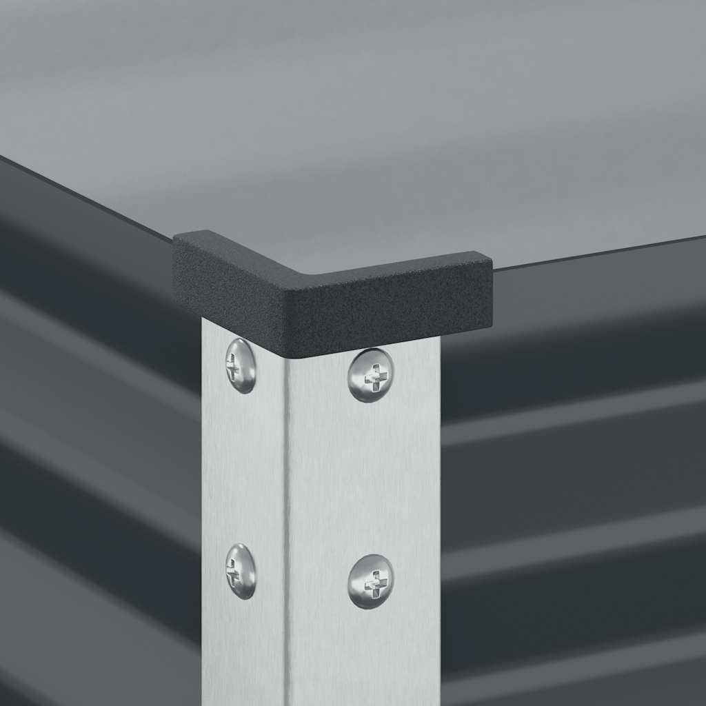 Sodo vazonas, antracito spalvos, 100x45x90cm, plienas Sodo vazonas, antracito spalvos, 100x45x90cm, plienas - Image 8