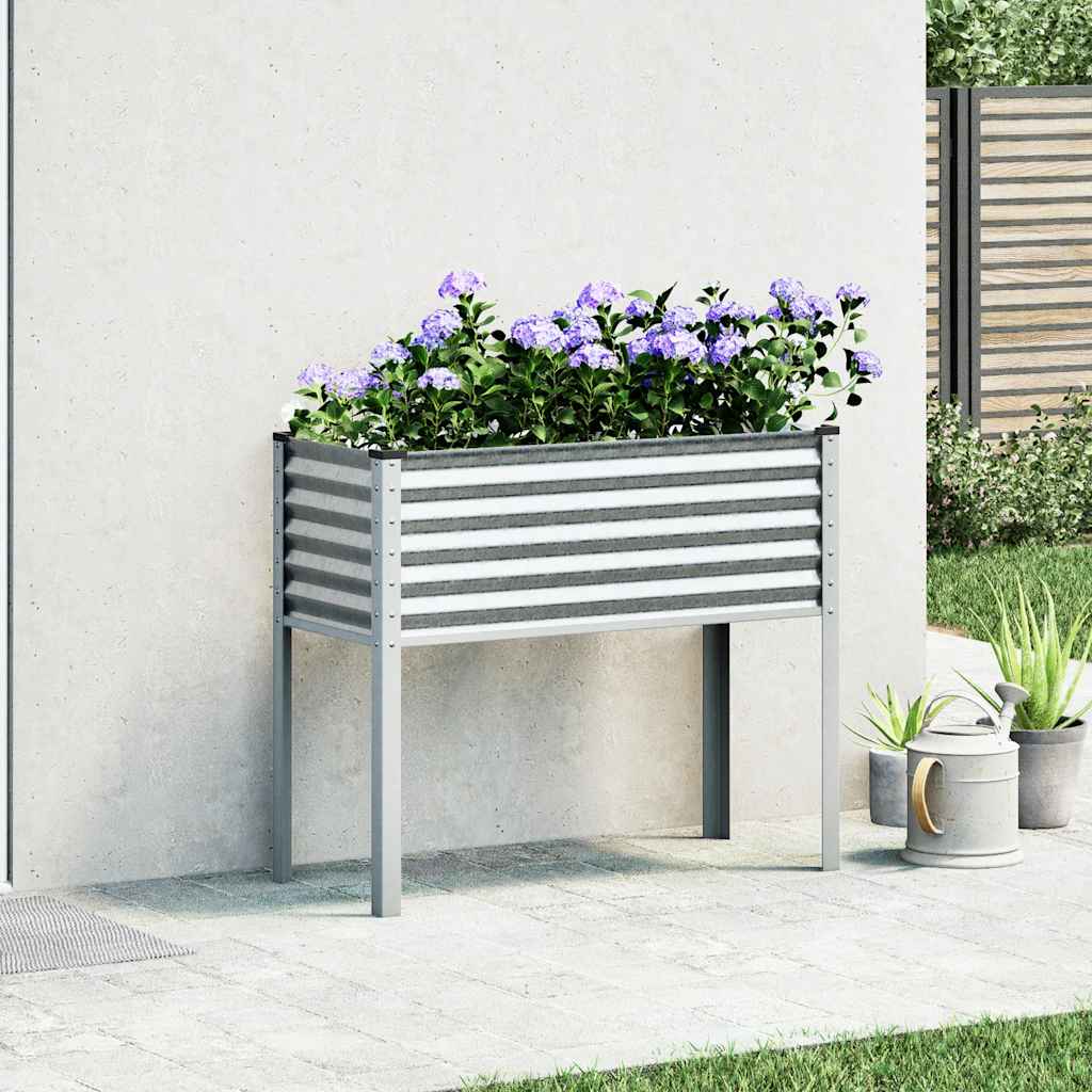 Sodo vazonas, 100x45x90 cm, cinkuotas plienas Sodo vazonas, 100x45x90 cm, cinkuotas plienas - Image 4