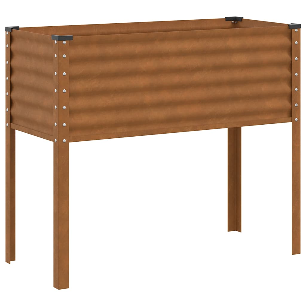 Sodo vazonas, 100x45x90cm, atsparus atmosferos poveikiui plienas Sodo vazonas, 100x45x90cm, atsparus atmosferos poveikiui plienas - Image 3