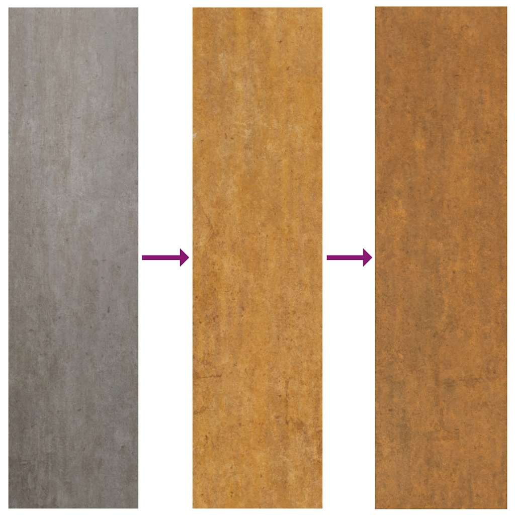 Sodo vazonas, 100x45x90cm, atsparus atmosferos poveikiui plienas Sodo vazonas, 100x45x90cm, atsparus atmosferos poveikiui plienas - Image 9