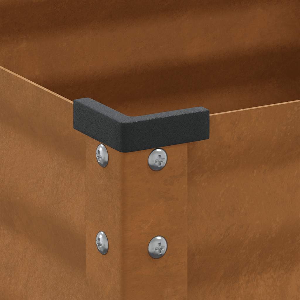 Sodo vazonas, 100x45x90cm, atsparus atmosferos poveikiui plienas Sodo vazonas, 100x45x90cm, atsparus atmosferos poveikiui plienas - Image 8