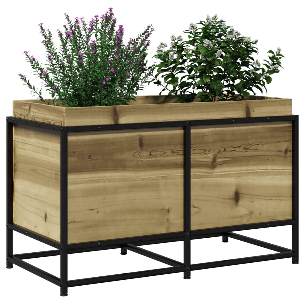 Sodo lovelis, 80x40x50cm, impregnuota pušies mediena Sodo lovelis, 80x40x50cm, impregnuota pušies mediena - Image 4