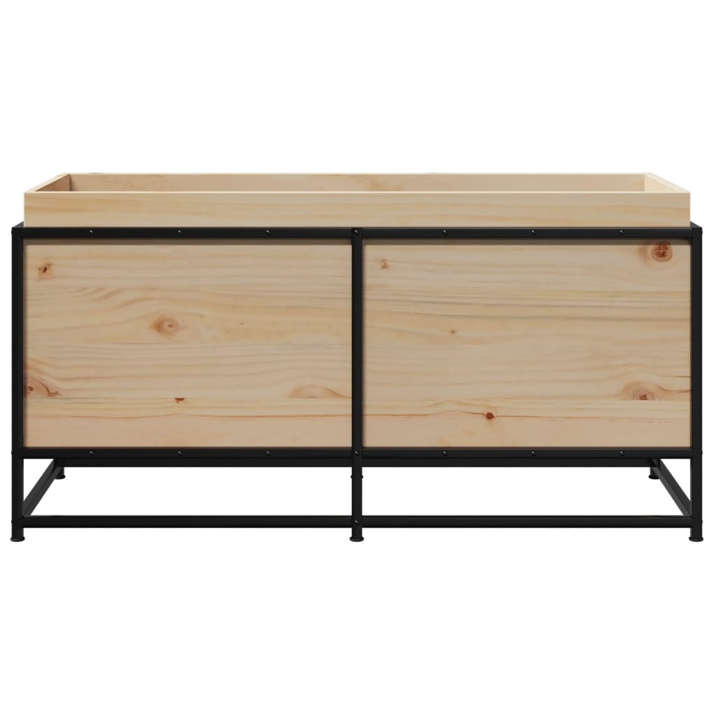 Sodo lovelis, 100x40x50cm, pušies medienos masyvas Sodo lovelis, 100x40x50cm, pušies medienos masyvas - Image 5