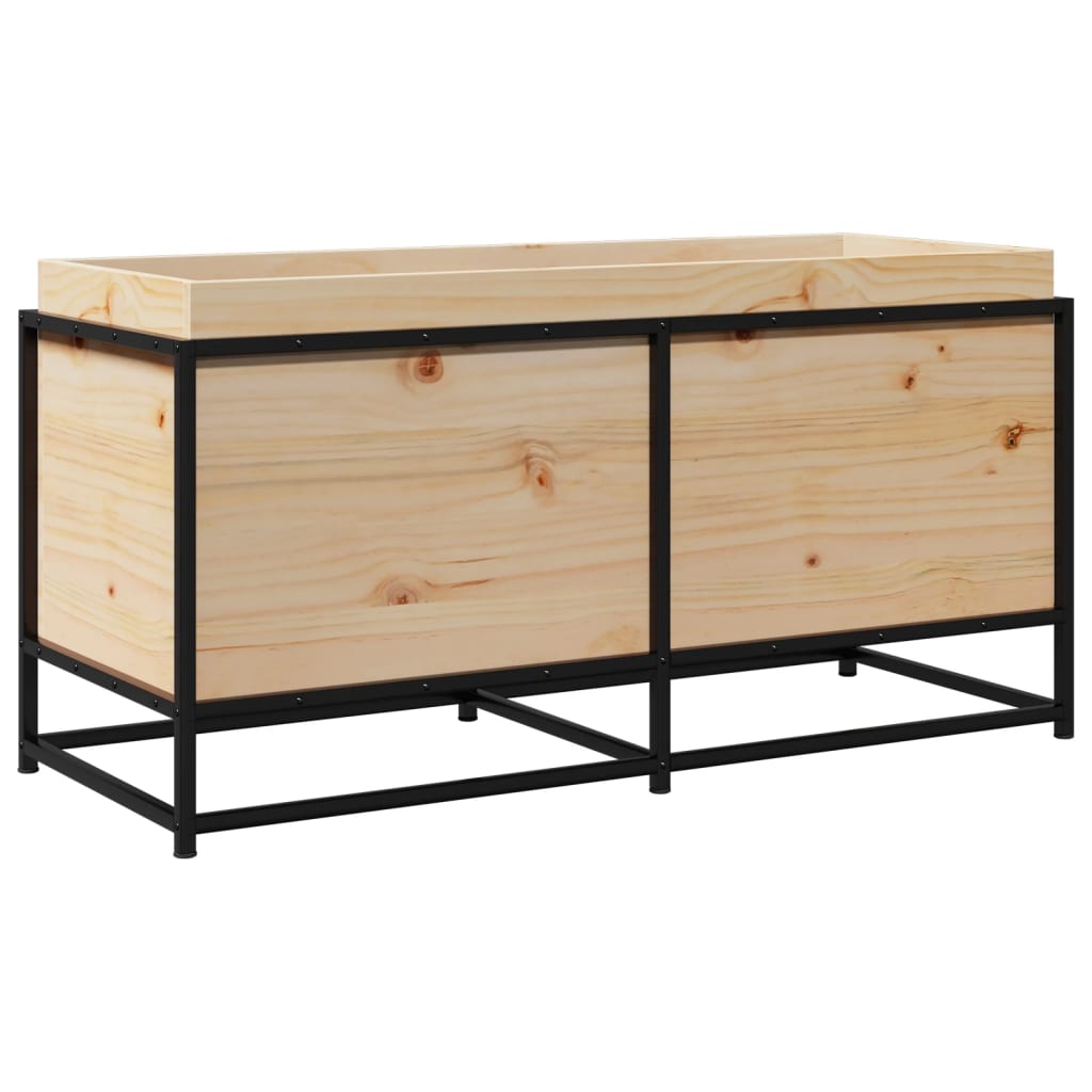 Sodo lovelis, 100x40x50cm, pušies medienos masyvas Sodo lovelis, 100x40x50cm, pušies medienos masyvas - Image 7