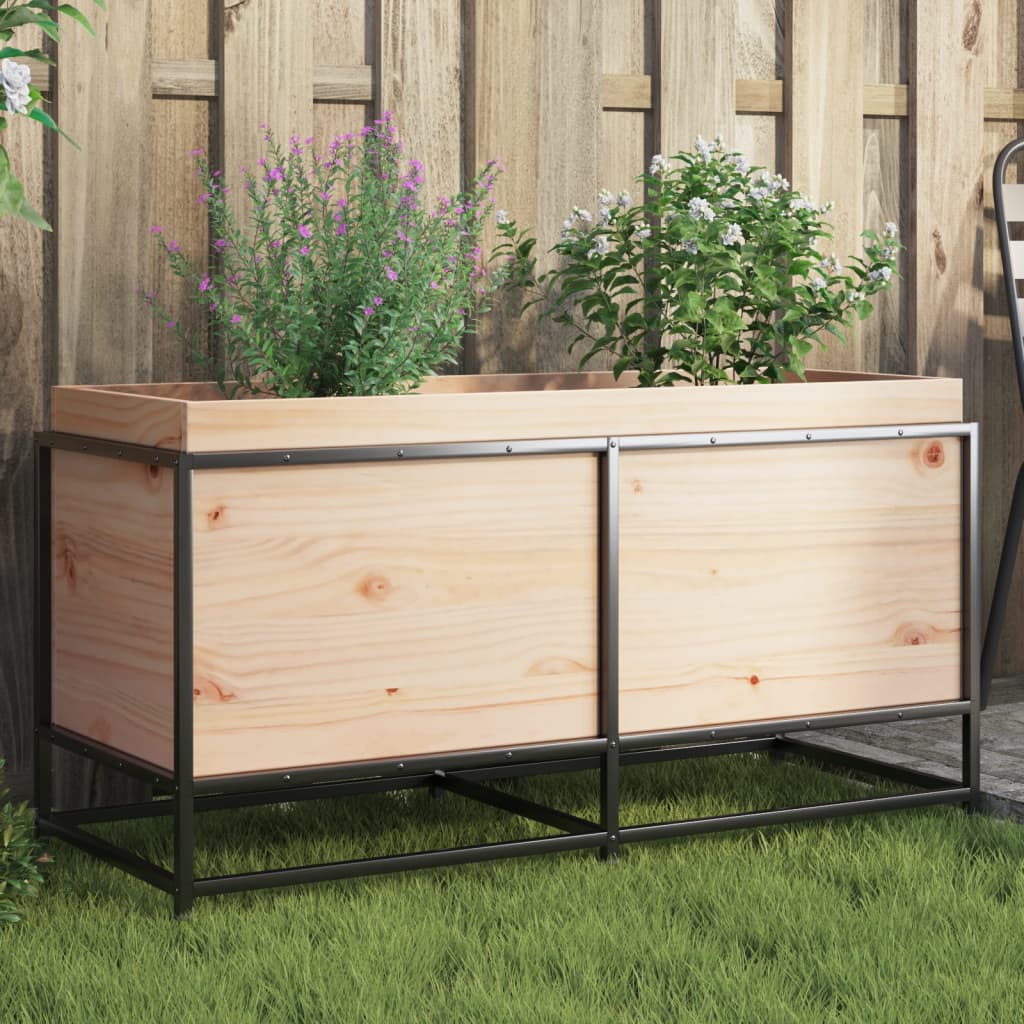 Sodo lovelis, 100x40x50cm, pušies medienos masyvas Sodo lovelis, 100x40x50cm, pušies medienos masyvas - Image 2