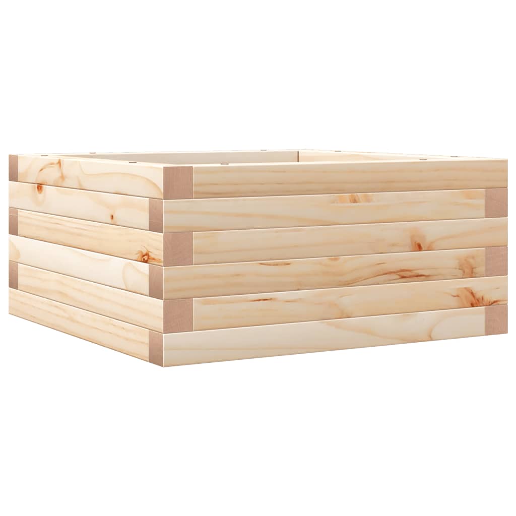 Sodo lovelis, 50x50x23cm, pušies medienos masyvas Sodo lovelis, 50x50x23cm, pušies medienos masyvas - Image 7
